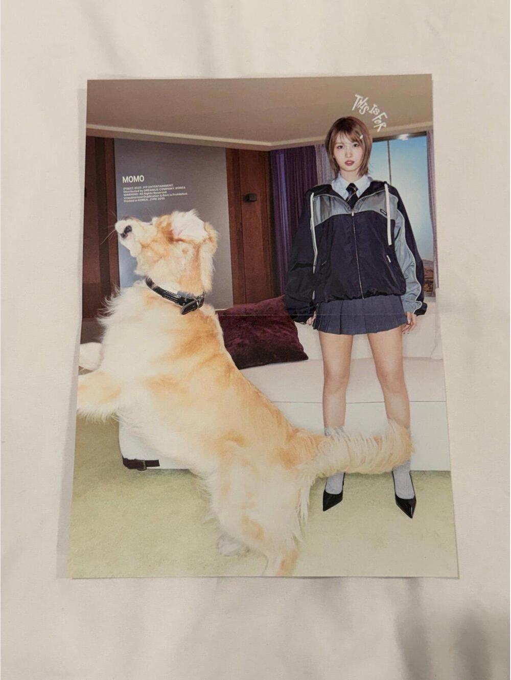 Twice Momo THIS IS FOR Folded Poster